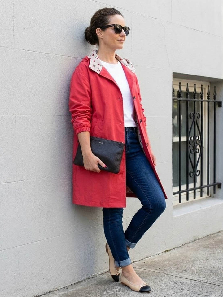 The Rain Couture Windbreaker-Trendy, Oversized, and Water-Resistant