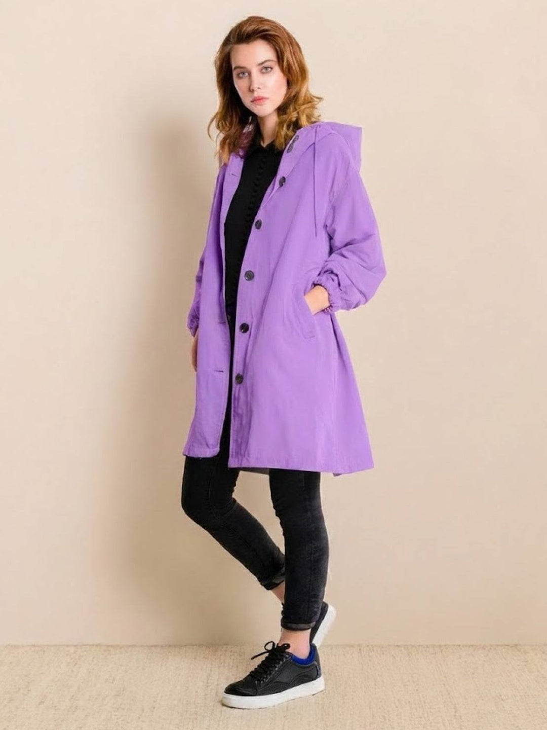 The Rain Couture Windbreaker-Trendy, Oversized, and Water-Resistant