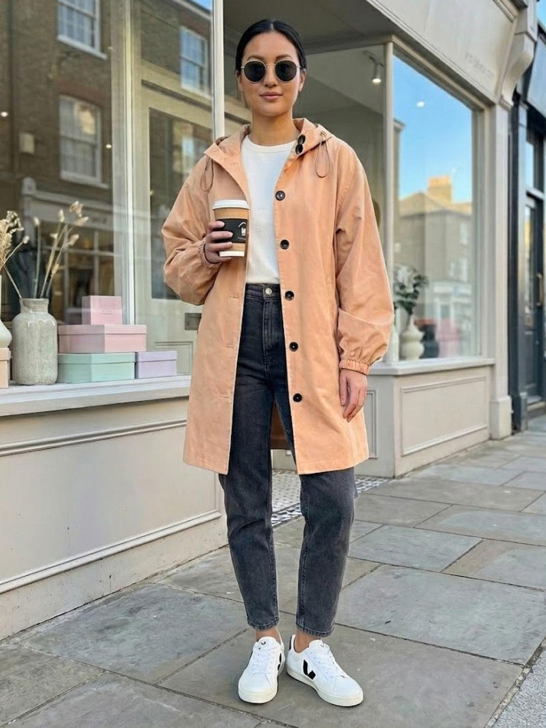 The Rain Couture Windbreaker-Trendy, Oversized, and Water-Resistant