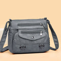 Vintage Women's Shoulder Bag, Soft Leather 'Love' Crossbody