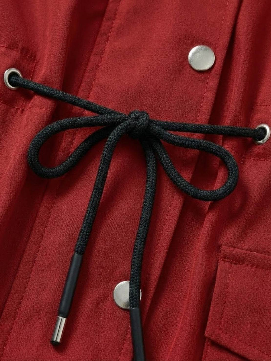Water Resistant Hooded Striped Windbreaker Rain Jacket