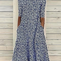 Coastal Flowers Midi Dress